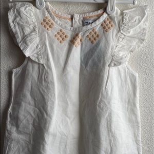 M&S by Marie Chantal linen/cotton kids blouse NWT